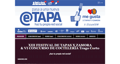 Desktop Screenshot of detapasxzamora.com